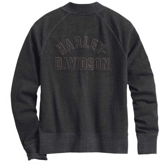 Harley-Davidson Jackets & Blazers - Harley-Davidson Women's Vintage Zip-Front Cardigan Sweater Black 99062-20VW 2XL